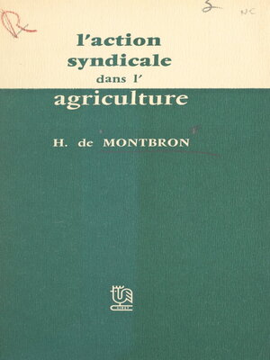 cover image of L'action syndicale dans l'agriculture
